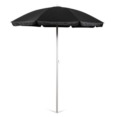 5.5 Ft. Portable Beach Umbrella - Black Image 1