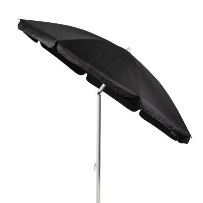 5.5 Ft. Portable Beach Umbrella - Black Image 2