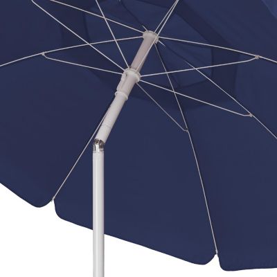 5.5 Ft. Portable Beach Umbrella - Navy Blue Image 3