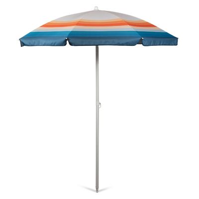 5.5 Ft. Portable Beach Umbrella - Phoenix Stripe Image 1