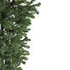 5.5' Pre-Lit Medium Spruce Upside Down Artificial Christmas Tree - Clear Lights Image 1