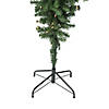 5.5' Pre-Lit Medium Spruce Upside Down Artificial Christmas Tree - Clear Lights Image 2