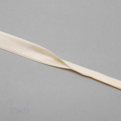 5/8 x 50 Yards Ivory Fold Over Elastic Sewing Trim Image 2