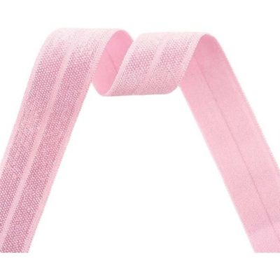 5/8 x 50 Yards Pink Fold Over Elastic Sewing Trim Image 2