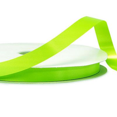 5/8"x100 yard Apple Green Polyester Satin Gift Ribbon Image 3