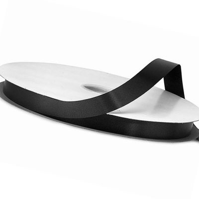 5/8"x100 yard Black Polyester Satin Gift Ribbon Image 2