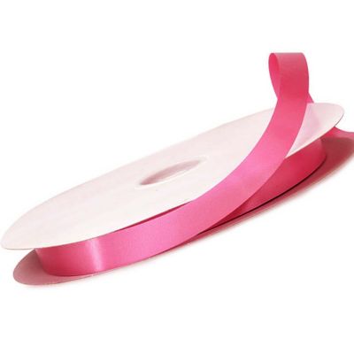 5/8"x100 yard Hot Pink Polyester Satin Gift Ribbon Image 1