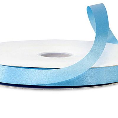 5/8"x100 yard Light Blue Polyester Satin Gift Ribbon Image 3