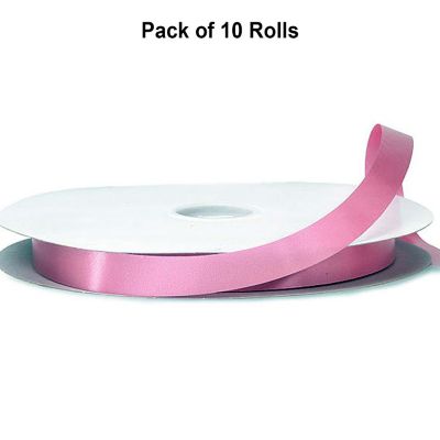 5/8"x100 yard Mauve Polyester Satin Gift Ribbon Image 1