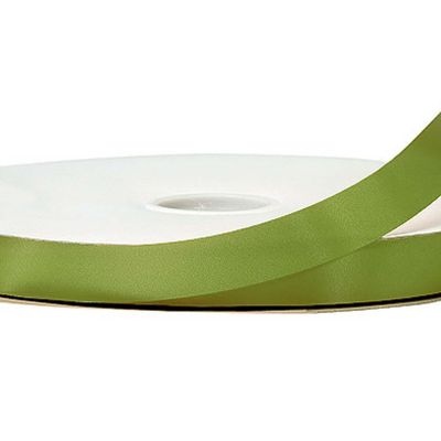 5/8"x100 yard Moss Green Polyester Satin Gift Ribbon Image 3