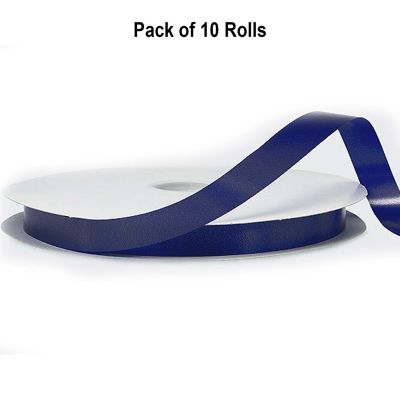 5/8"x100 yard Navy Blue Polyester Satin Gift Ribbon Image 1