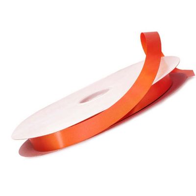 5/8"x100 yard Orange Polyester Satin Gift Ribbon Image 2