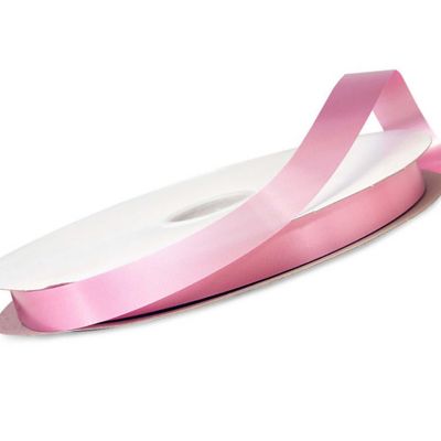 5/8"x100 yard Pink Polyester Satin Gift Ribbon Image 2