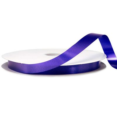 5/8"x100 yard Purple Polyester Satin Gift Ribbon Image 1