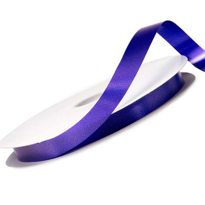 5/8"x100 yard Purple Polyester Satin Gift Ribbon Image 2