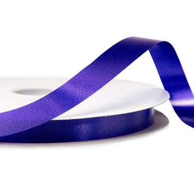 5/8"x100 yard Purple Polyester Satin Gift Ribbon Image 3