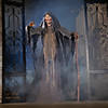 5' Animated Standing Witch Halloween Decoration Image 1