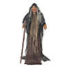 5' Animated Standing Witch Halloween Decoration Image 1