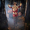 5' Animated Standing Zombie Scarecrow Image 1