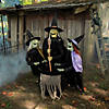 5' Animated Stichwick Sisters Witch Decoration Image 1