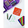 5&quot; Assorted Dinosaur Shapes Multicolor Plastic Stencils - 12 Pc. Image 2