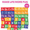 5" Bright Colors Letters & Numbers Nylon Bean Bag Bundle - 52 Pc. Image 1