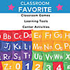 5" Bright Colors Letters & Numbers Nylon Bean Bag Bundle - 52 Pc. Image 2