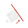 5" Bulk 48 Pc. DIY Paper Spinning Pinwheels with Solid Color Handles Image 1