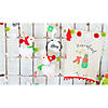 5" Christmas Fuzzy Stuffed White Llamas with Hat & Scarf - 12 Pc. Image 2