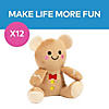 5" Christmas Gingerbread Man Stuffed Teddy Bears - 12 Pc. Image 2