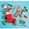 5" Christmas Roly Poly Stuffed Penguin, Reindeer, Elf & Santa - 12 Pc. Image 2