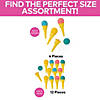 5" Classic Plastic Ice Cream Cone Shooters with Foam Ball - 4 Pc. Image 4