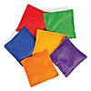 5" Classic Reinforced Solid Color Nylon Bean Bags - 6 Pc. Image 1