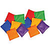 5" Classic Reinforced Solid Color Nylon Bean Bags - 6 Pc. Image 1
