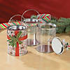 5" Clear Plastic Paint Bucket Party Favor Containers - 6 Pc. Image 4