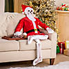 5-Foot Skeleton Plush Santa Outfit Kit - 4 Pc. Image 1