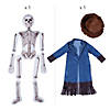 5-Foot Skeleton Plush Scarecrow Outfit Kit - 3 Pc. Image 1