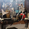 5 Ft. - 6 Ft. Skeleton Mermaid & Pirate Couple Plastic Halloween Decorations Image 1