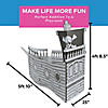 5 Ft. 10&quot; x 4 Ft. 8 1/2&quot; Color Your Own Pirate Ship White Cardboard Playhouse Image 1