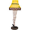 5 Ft. 3D A Christmas Story&#8482; Leg Lamp Tinsel Sculpture with Built-In Lights Christmas Outdoor Yard Decoration Image 1