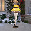 5 Ft. 3D A Christmas Story&#8482; Leg Lamp Tinsel Sculpture with Built-In Lights Christmas Outdoor Yard Decoration Image 2