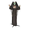 5 Ft. 6&quot; Standing Skeleton Reaper with Animated Wings Halloween Decoration Image 1