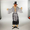 5 Ft. 8" Animated Head Turning Pumpkin Scarecrow Halloween Decoration Image 1