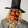 5 Ft. 8" Animated Head Turning Pumpkin Scarecrow Halloween Decoration Image 3