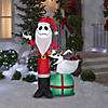 5 Ft. Airblown<sup>&#174;</sup> Inflatable Light-Up The Nightmare Before Christmas Jack & Zero Yard Decoration Image 2