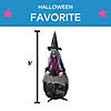 5 Ft. Animated Witch with Cauldron Standing Halloween Decoration Image 2