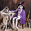5-Ft. Skeleton Plush Witch Outfit Kit - 3 Pc. Image 1