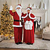 5 Ft. Standing Classic Santa & Mrs. Claus Christmas Decorating Kit Image 1