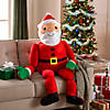 5 Ft. Stuffed Santa Claus Pillow Christmas Decoration Image 1