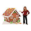 5 Ft. x 4 Ft. Gingerbread House Multicolor Cardboard Cutout Stand-Up Image 1